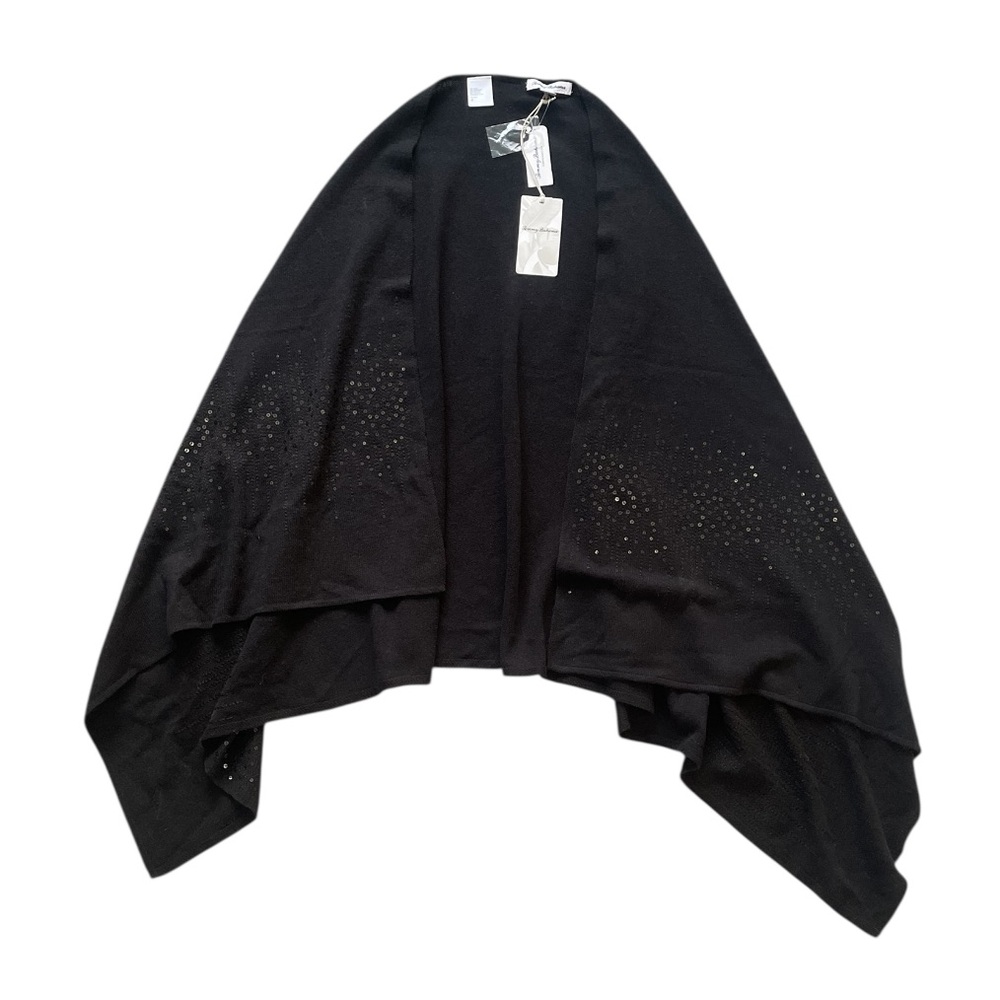 Tommy Bahama Serena Cascading Sequin Wool Cashmere Blend Wrap Scarf NWT